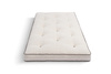 Materac 90x200 naturalny z lateksem - Futon Pascall Slim Duo Latex Kedro Len