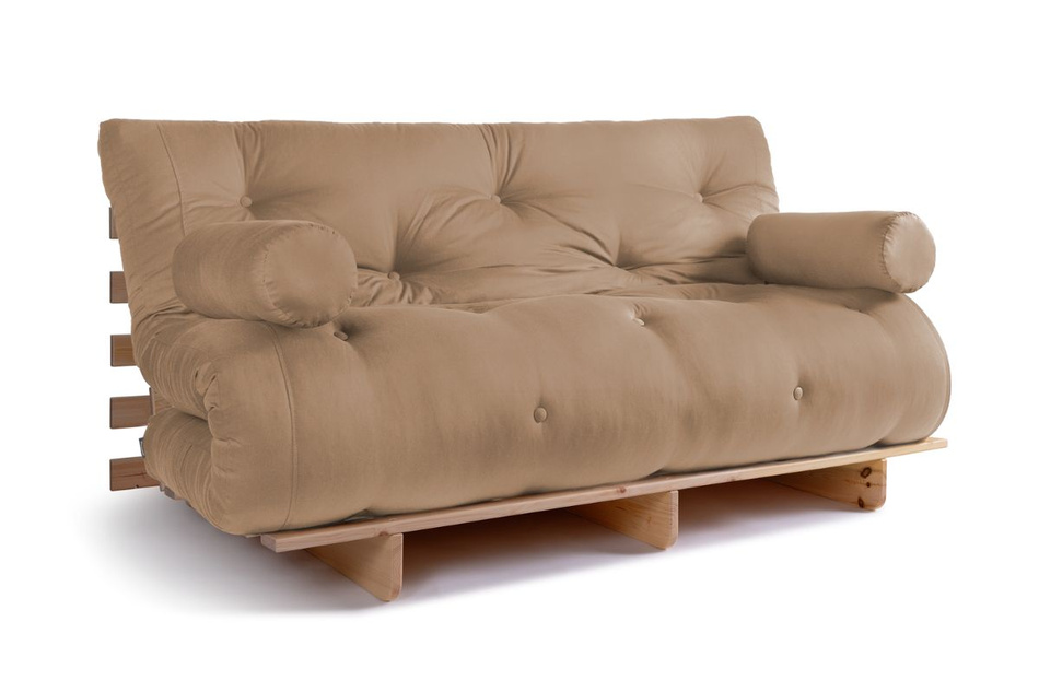 Sofa rozkładana 160x200 - Slim Basic Classic - Pascall Futon Beżowy