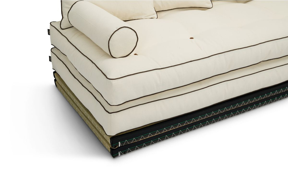 Sofa Tatami Medium Duo Coco Kedro 70x200 - Pascall Futon Ecru