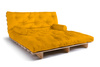 Sofa rozkładana 180x200 - Slim Exclusive Classic - Pascall Futon Miodowy