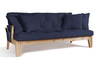 Sofa rozkładana 200 cm - Sakura - Pascall Futon Granatowy