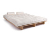 Sofa rozkładana 160x200 - Slim Exclusive Classic - Pascall Futon Ecru