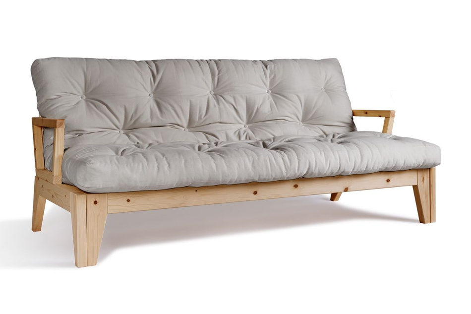 Sofa rozkładana 200 cm - Sakura - Pascall Futon Gołębi Popiel