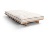 Sofa rozkładana 90x200 - Slim Exclusive Kedro Classic  - Pascall Futon Ecru