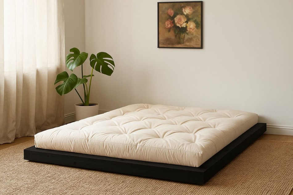 Pascall Łóżko Drewniane 90x200 - Zen Black