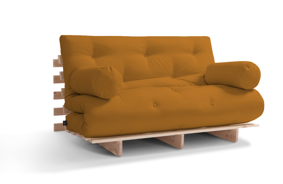 Sofa ogrodowa 180x200 rozkładana - Freedom Classic - Pascall Futon Mostaza