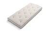 Materac 90x200 naturalny z lateksem - Futon Pascall Slim Duo Latex Kedro Len