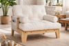 Fotel Sakura - Pascall Futon Modrakowy