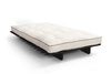 Sofa rozkładana 90x200 - Slim Exclusive Kedro Black  - Pascall Futon Ecru