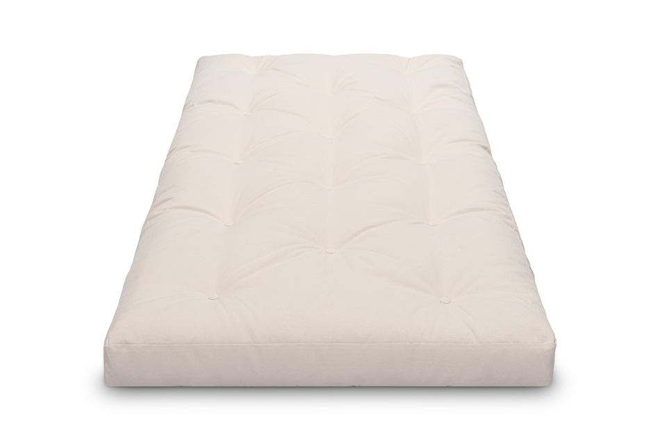 Materac 90x200 naturalny z lateksem - Futon Pascall Slim Latex Modrakowy