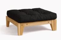 Podnóżek Sakura - Pascall Futon Czarny