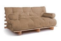 Sofa rozkładana 180x200 - Slim Basic Classic - Pascall Futon Beżowy