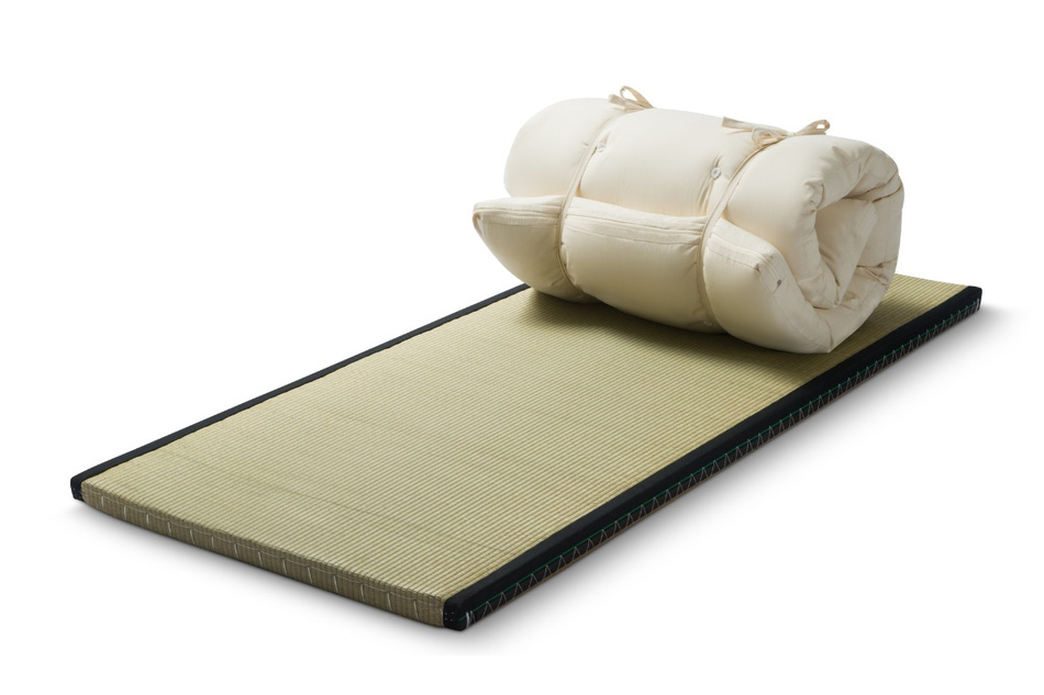 Futon Pascall Travel Natural - Materac 90x200 Czarny - naturalny