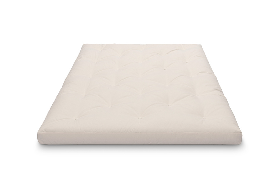 Materac 140x200 naturalny z lateksem - Futon Pascall Slim Latex Miodowy