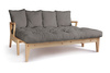 Sofa rozkładana 200 cm - Sakura - Pascall Futon Szary