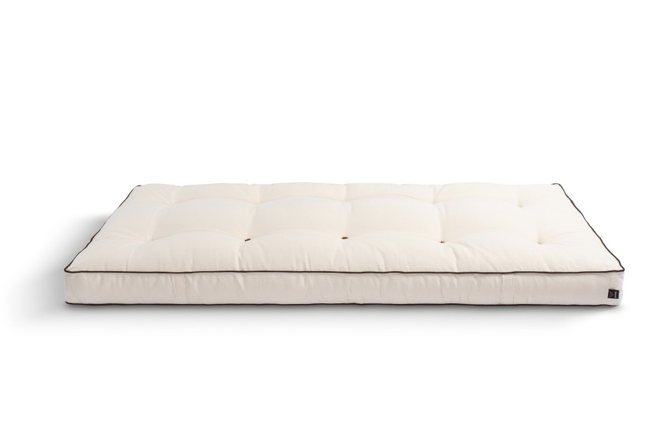 Materac 90x200 naturalny z lateksem - Futon Pascall Medium Latex Kedro Ecru