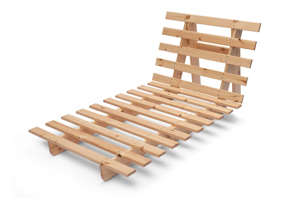 Sofa ogrodowa 90x200 rozkładana - Freedom Classic - Pascall Futon Marron