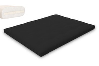 Materac 160x200 naturalny z lateksem - Futon Pascall Slim Latex Czarny