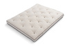 Materac 160x200 naturalny z lateksem - Futon Pascall Slim Duo Latex Kedro Len