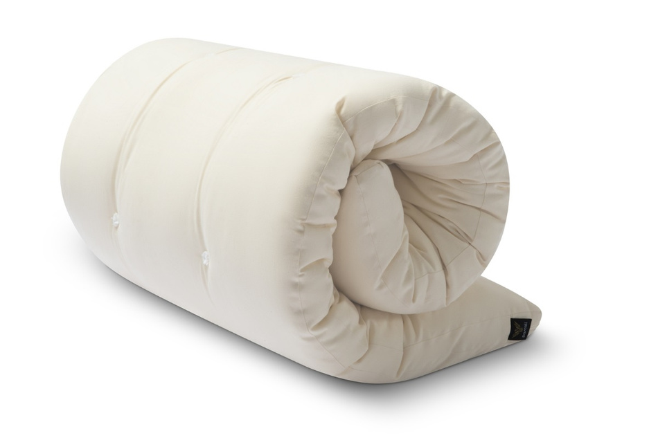 Futon Pascall Travel Natural - Materac 90x200 Czarny - naturalny